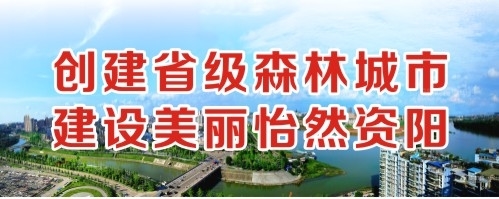 大鸡巴搞逼创建省级森林城市 建设美丽怡然资阳